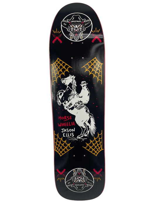 The Wolfmate Beast Horse Wheelie - Signed Deck 8.5" - 90's shape