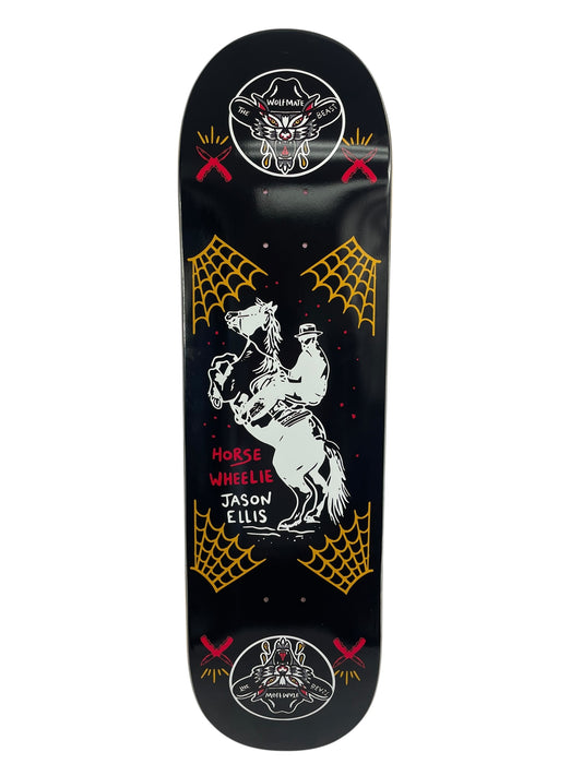 The Wolfmate Beast Horse Wheelie - Signed Deck
