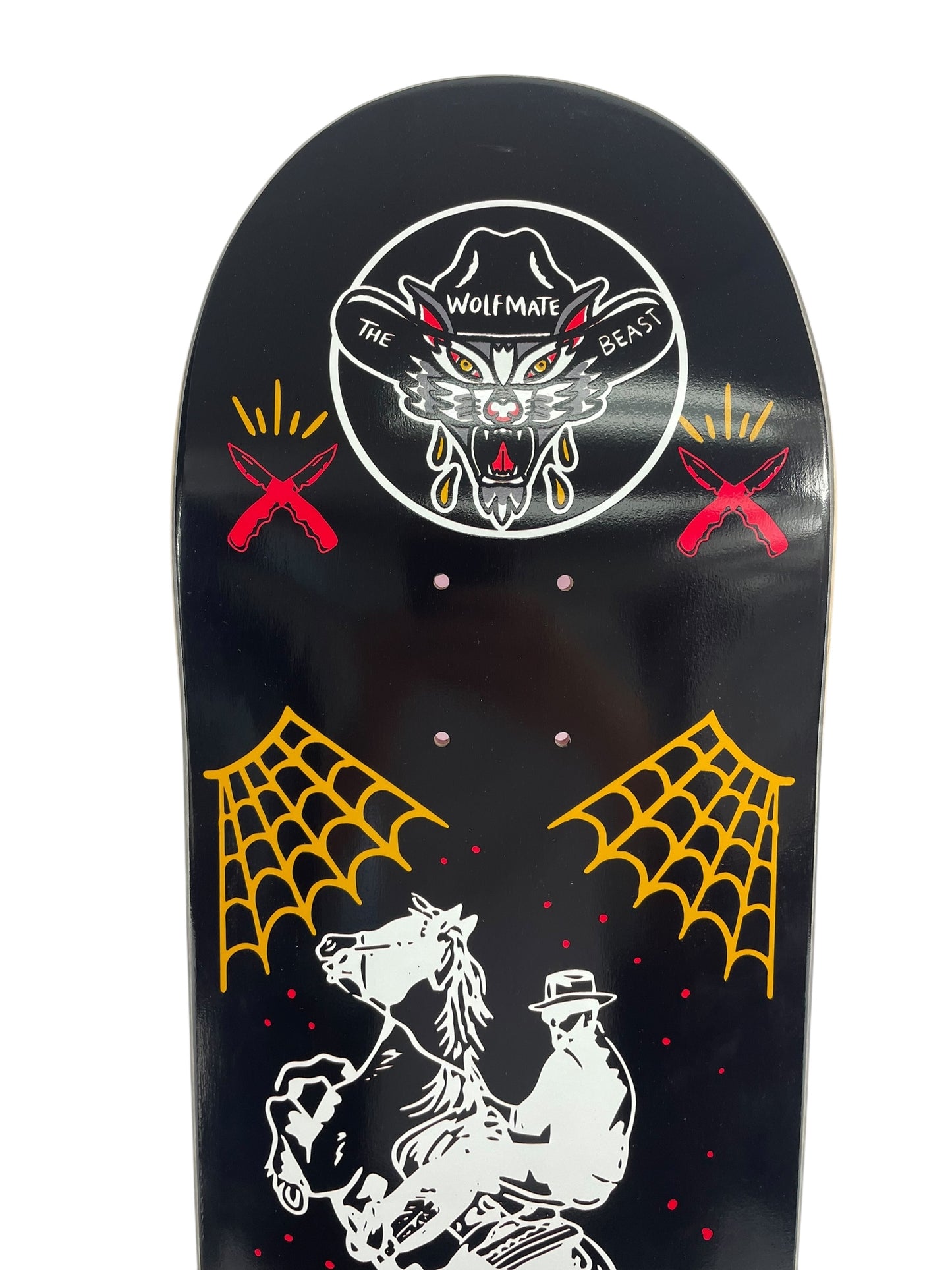 The Wolfmate Beast Horse Wheelie - Signed Deck