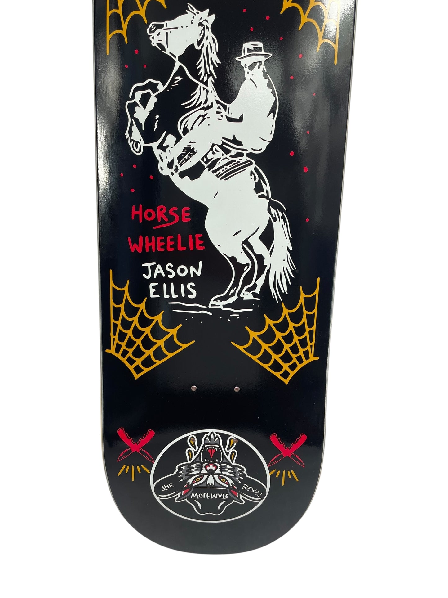 The Wolfmate Beast Horse Wheelie - Signed Deck