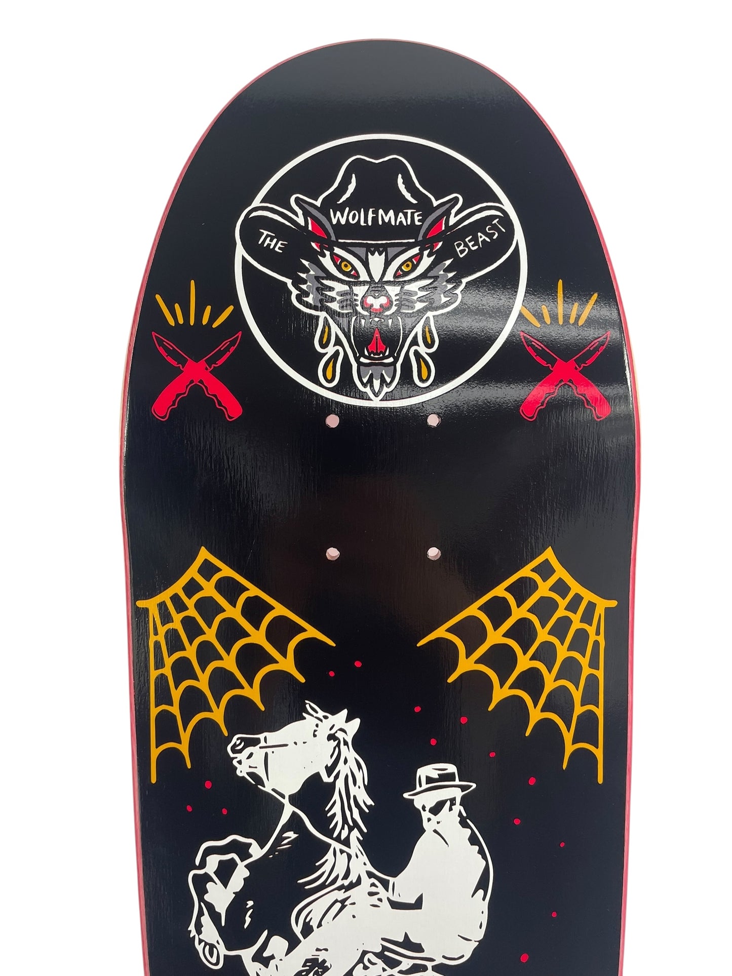 The Wolfmate Beast Horse Wheelie - Signed Deck 8.5" - 90's shape