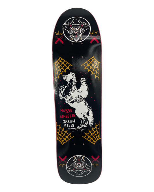 The Wolfmate Beast Horse Wheelie - Signed Deck 8.5" - 90's shape